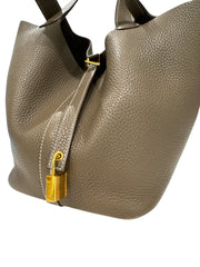 Hermes Picotin 22 Clemence Etoupe STAMP D