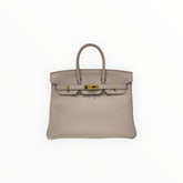 Hermes Birkin 25 Togo Beton STAMP U