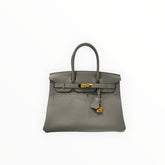 Hermes Birkin 30 Togo Gris Etain STAMP X