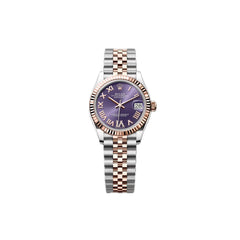 Rolex Datejust 31mm Aubergine set with diamonds
