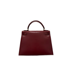 Hermes Kelly 28 Box Red SQUARE C
