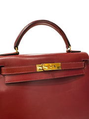 Hermes Kelly 28 Box Red SQUARE C