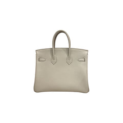 Hermes Birkin 25 Togo Gris Perle STAMP U