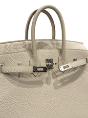 Hermes Birkin 25 Togo Gris Perle STAMP U