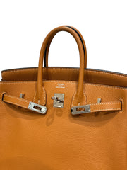 Hermes Birkin 25 Taurillon Novillo Toffee STAMP U