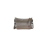 Chanel Small Gabrielle Hobo Bag Calfskin Grey