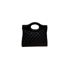 Chanel Mini 31 Clutch Aged Calfskin Black (Microchip)