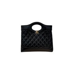Chanel Mini 31 Clutch Shiny Lambskin Black (Microchip)