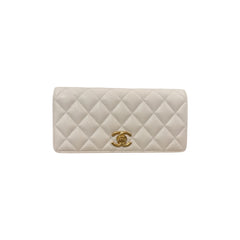 Chanel Camilla Cluth with Chain White Caviar