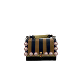 Fendi Kan I Shoulder Bag Calfskin