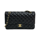 Chanel Medium Double Flap Lambskin Black