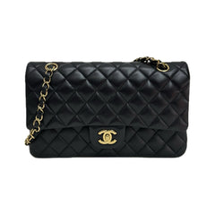 Chanel Medium Double Flap Lambskin Black