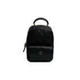 Chanel Mini Backpack Caviar Black (Microchip)