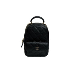 Chanel Mini Backpack Caviar Black (Microchip)