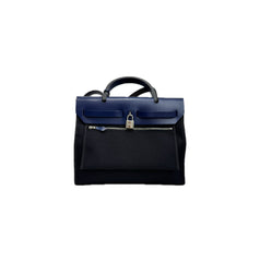 Hermes Herbag 31 Navy / Black STAMP T