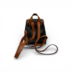Celine Mini Folco Backpack Triomphe Canvas/Calfskin Tan