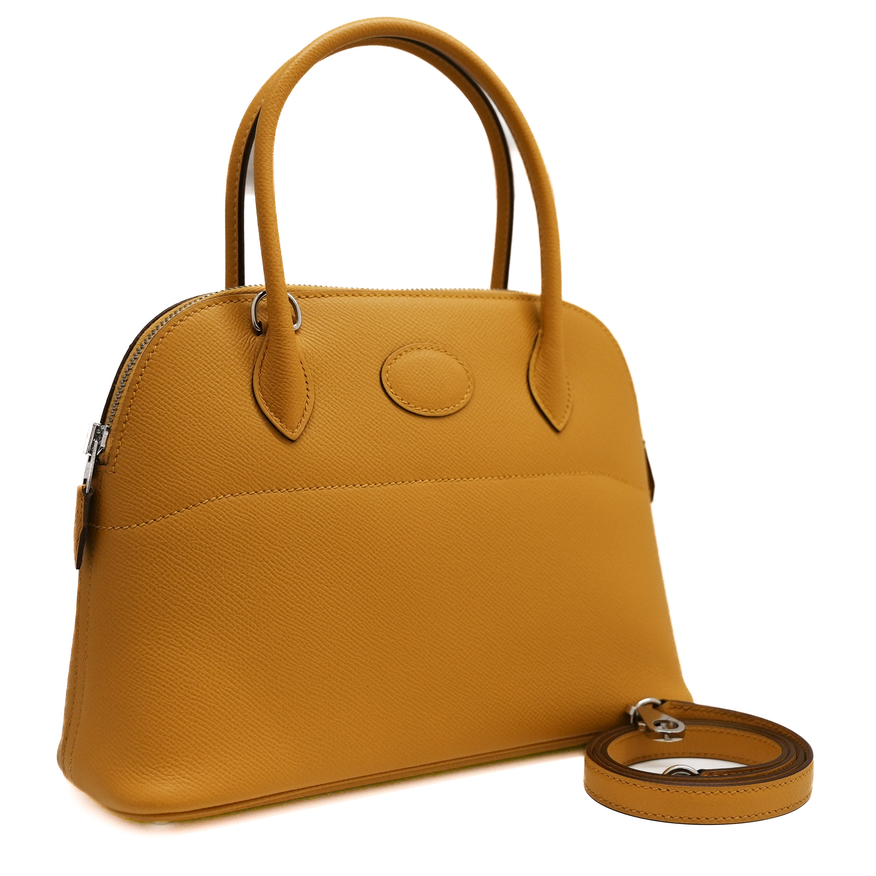 Hermès Bolide 27 Epsom Sesame STAMP Y