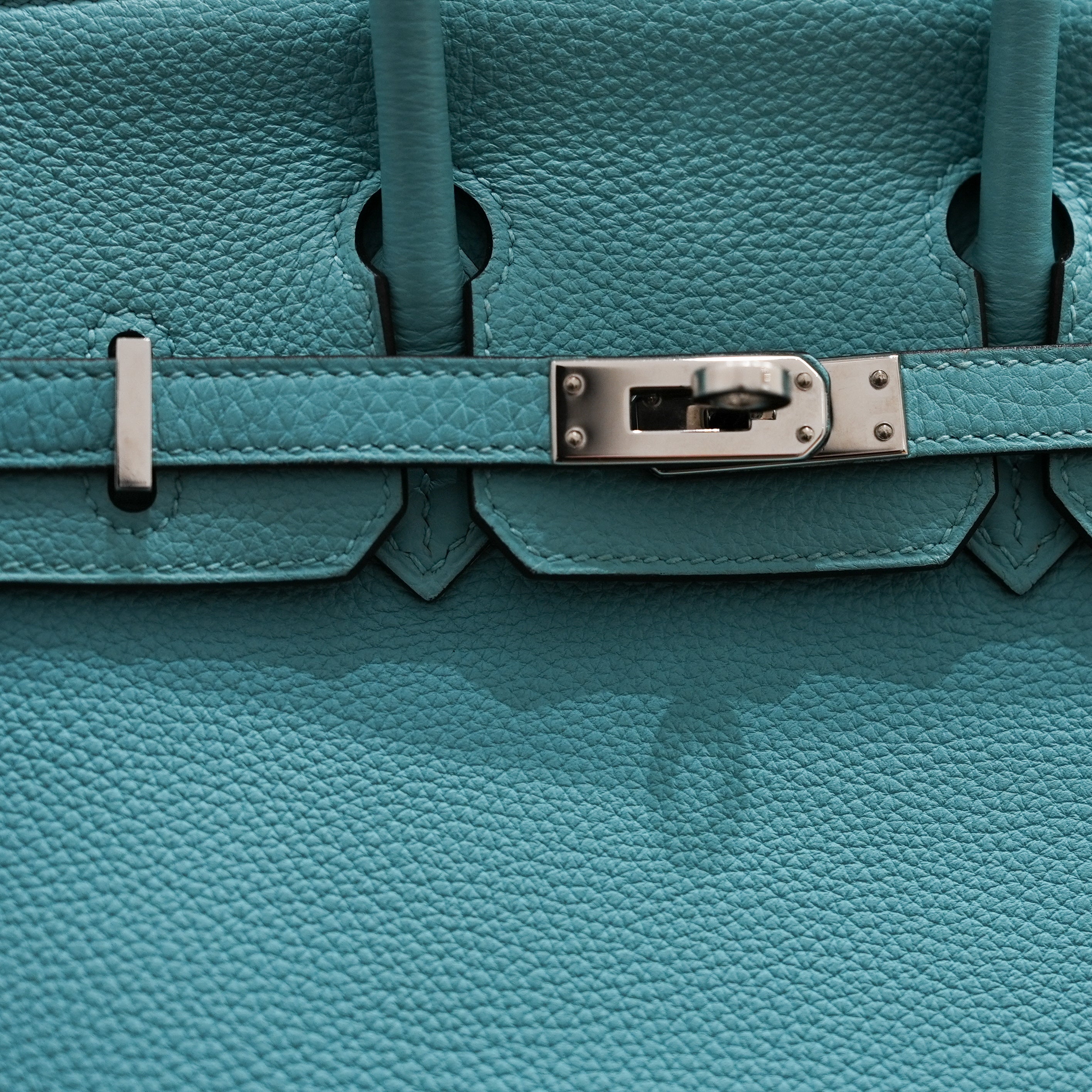 Hermès Birkin 25 Togo Blue Atoll STAMP T