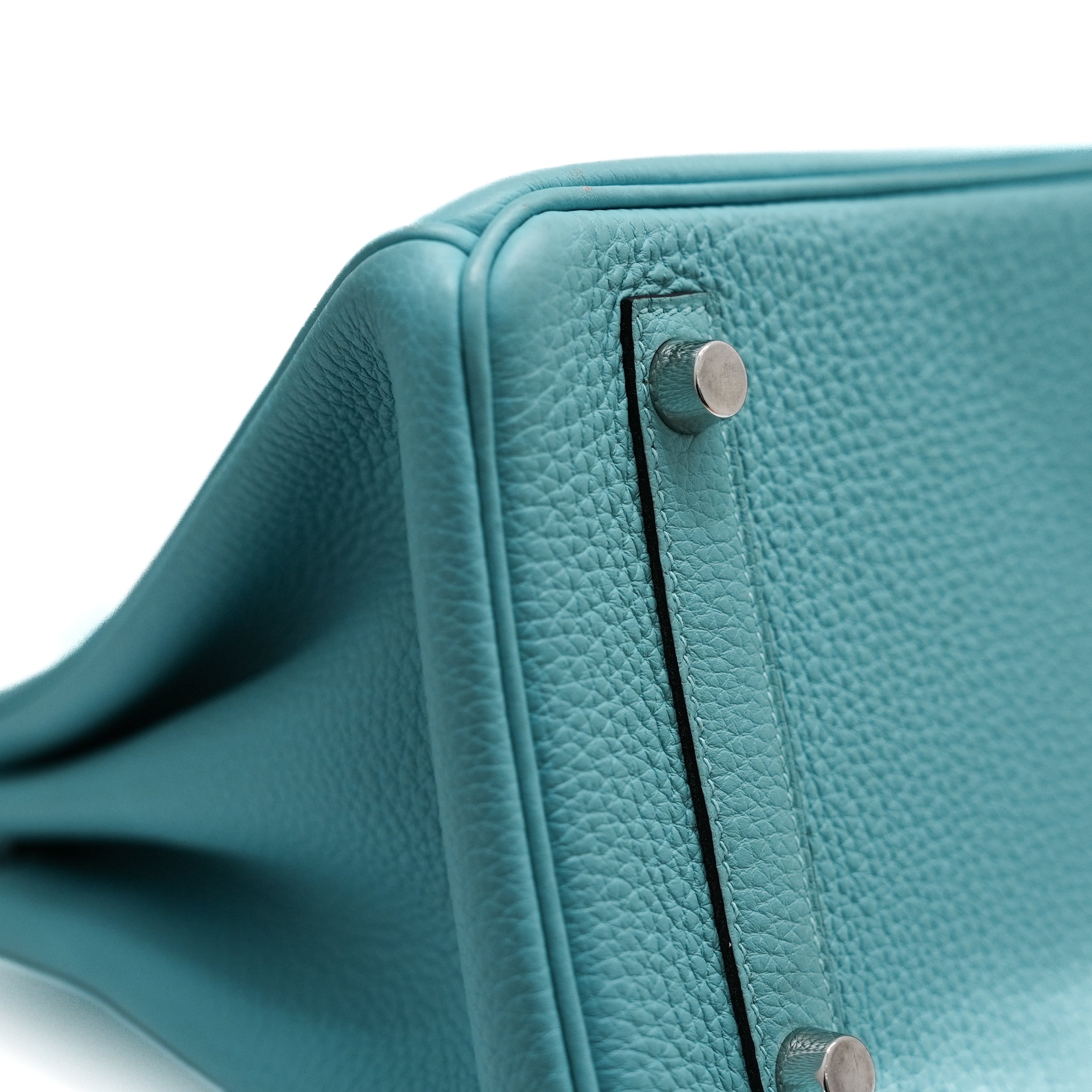 Hermès Birkin 25 Togo Blue Atoll STAMP T