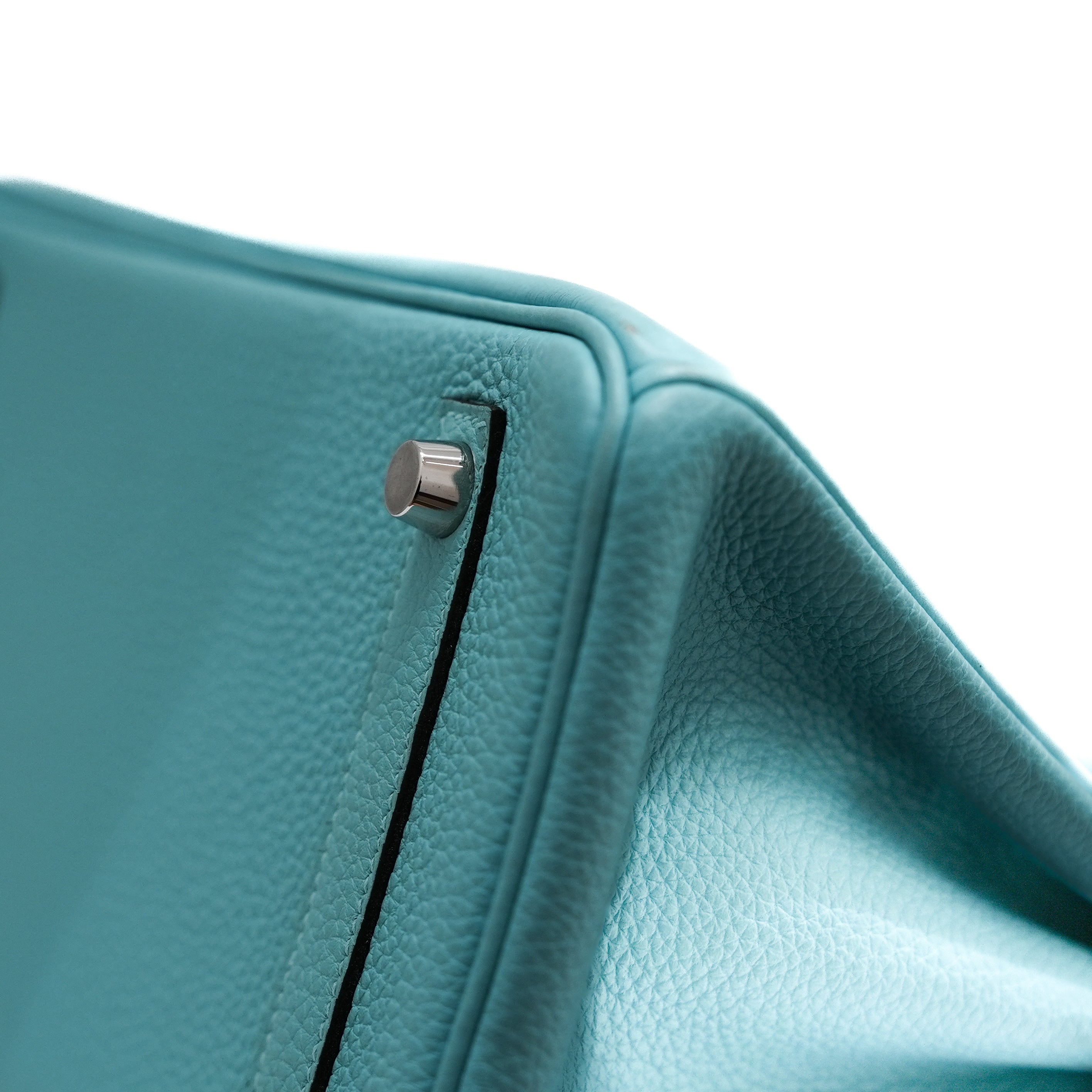 Hermès Birkin 25 Togo Blue Atoll STAMP T