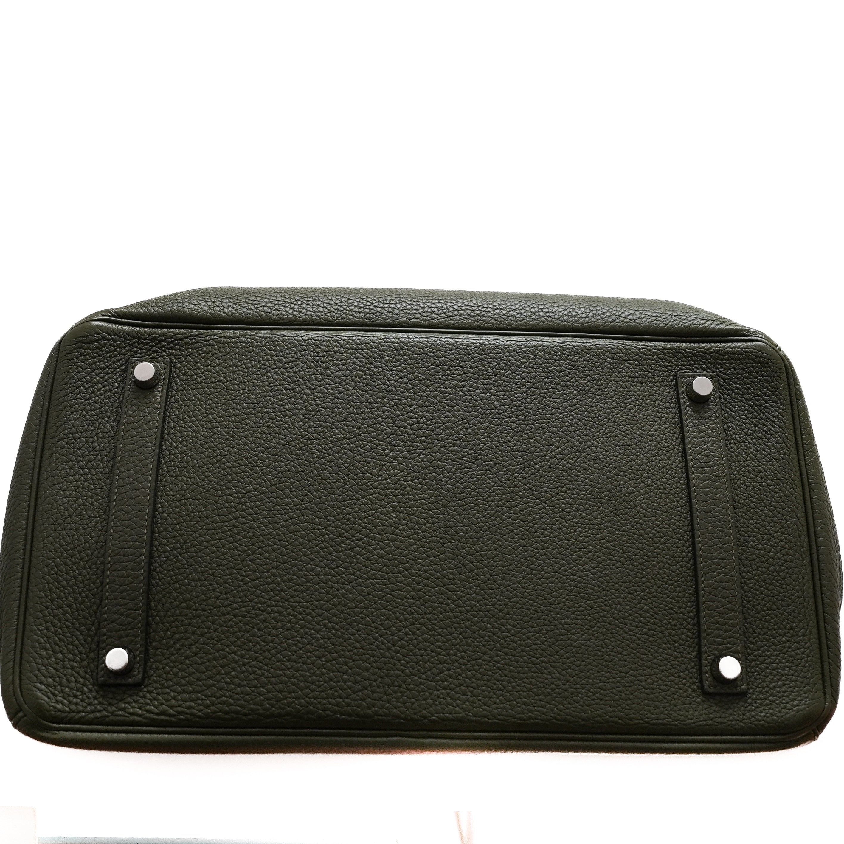 Hermès Birkin 35 Togo Olive Green SQUARE Q