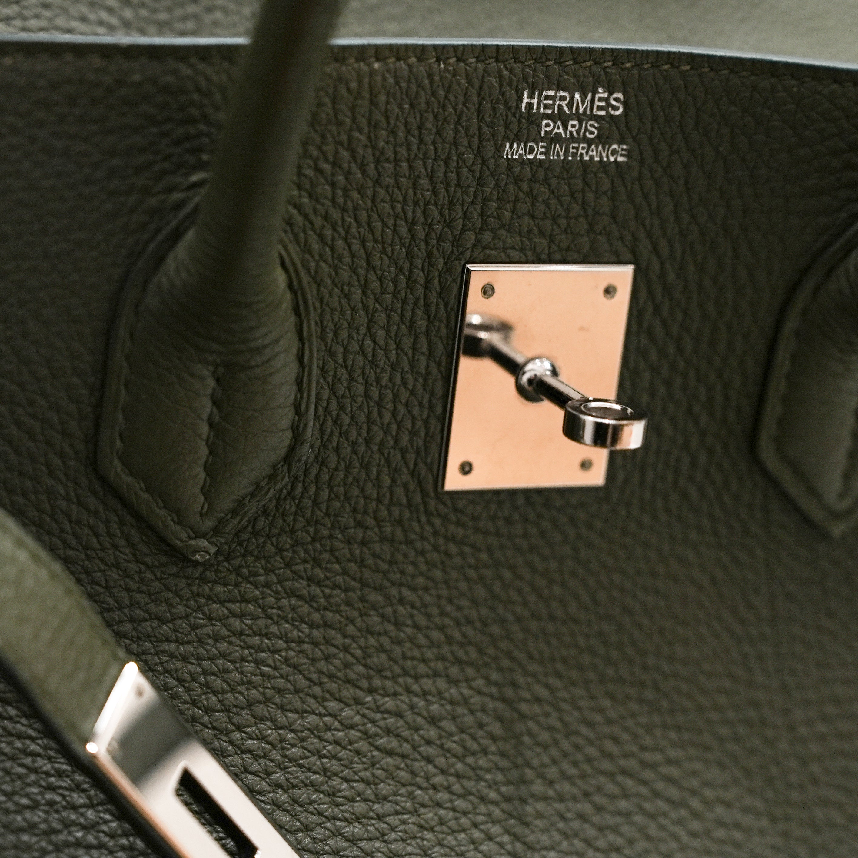 Hermès Birkin 35 Togo Olive Green SQUARE Q