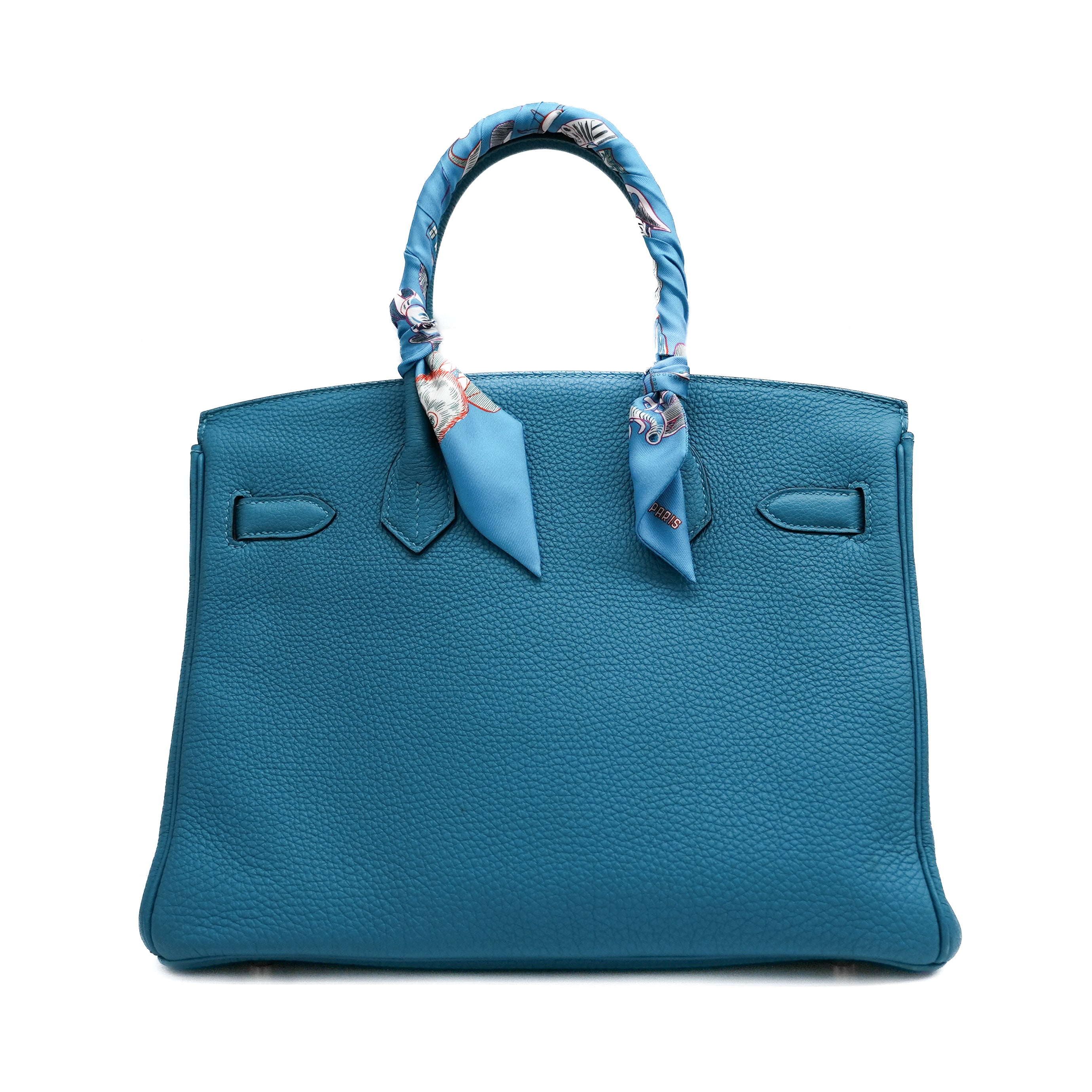 Hermès Birkin 30 Togo Blue Jean SQUARE R