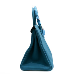 Hermès Birkin 30 Togo Blue Jean SQUARE R
