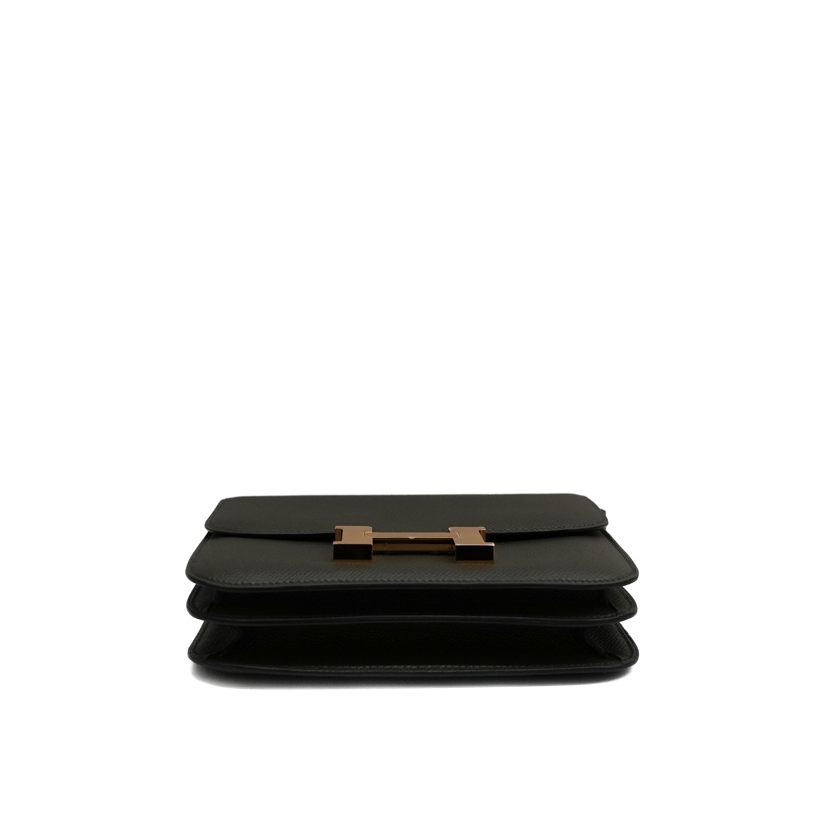 Hermès Constance 24 Epsom Dark Green STAMP Z