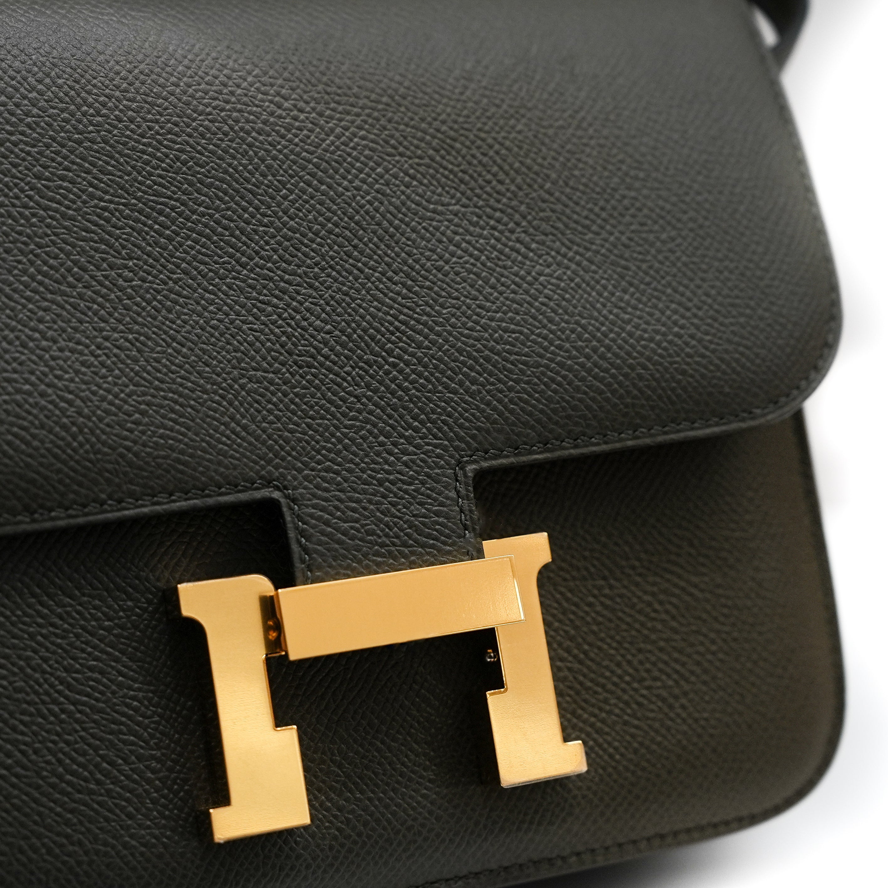 Hermès Constance 24 Epsom Dark Green STAMP Z