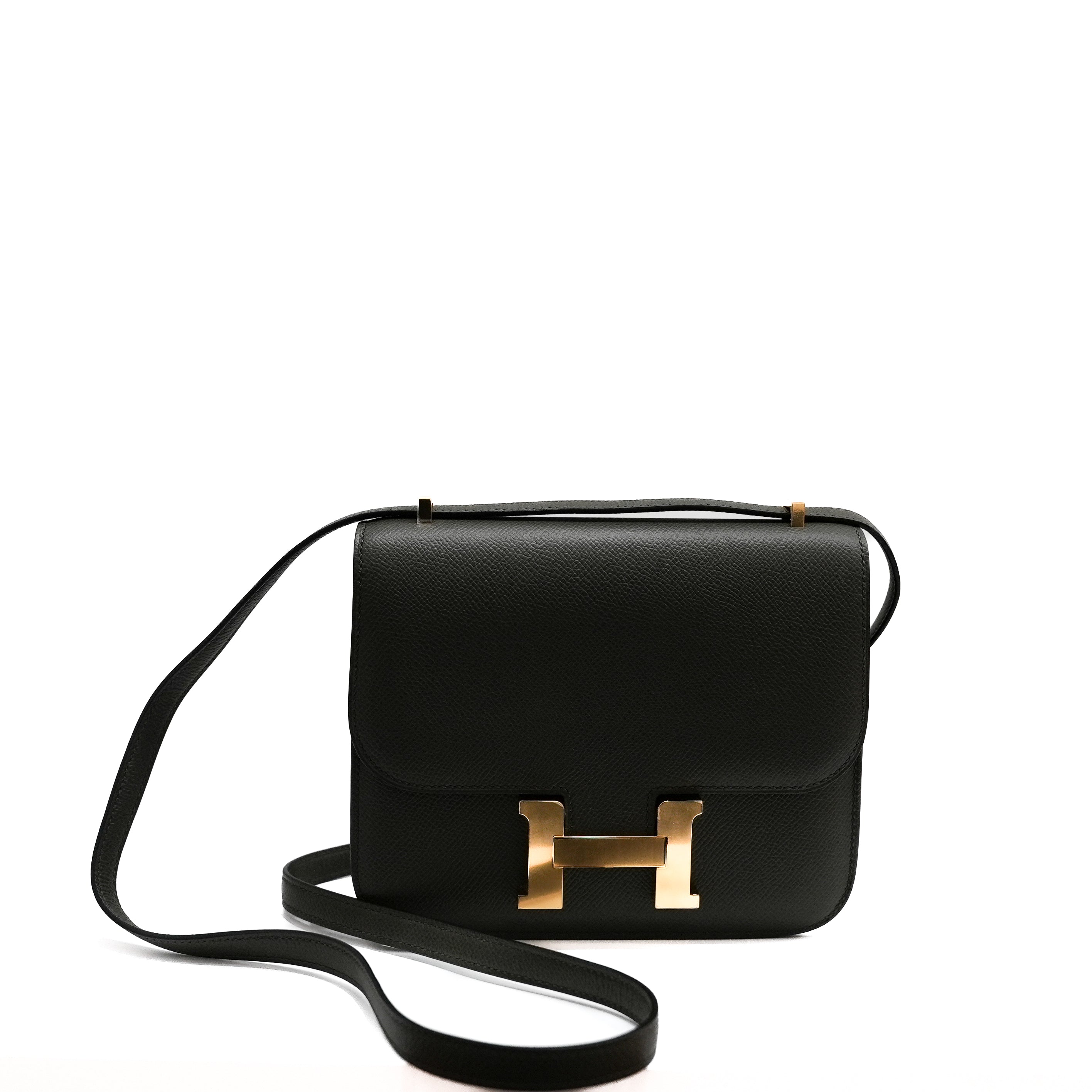 Hermès Constance 24 Epsom Dark Green STAMP Z