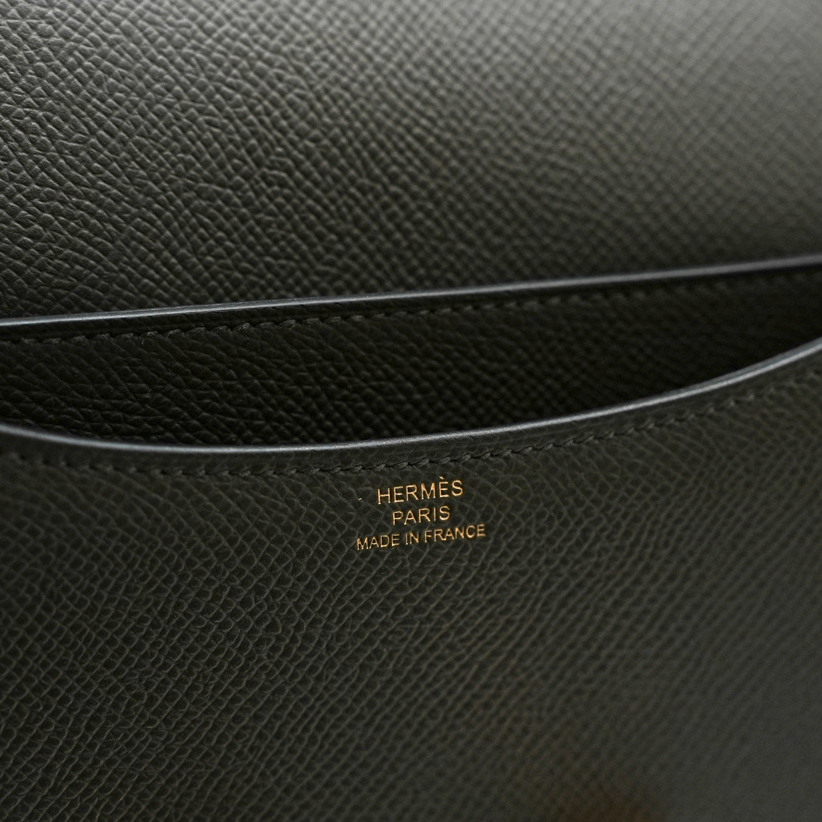 Hermès Constance 24 Epsom Dark Green STAMP Z