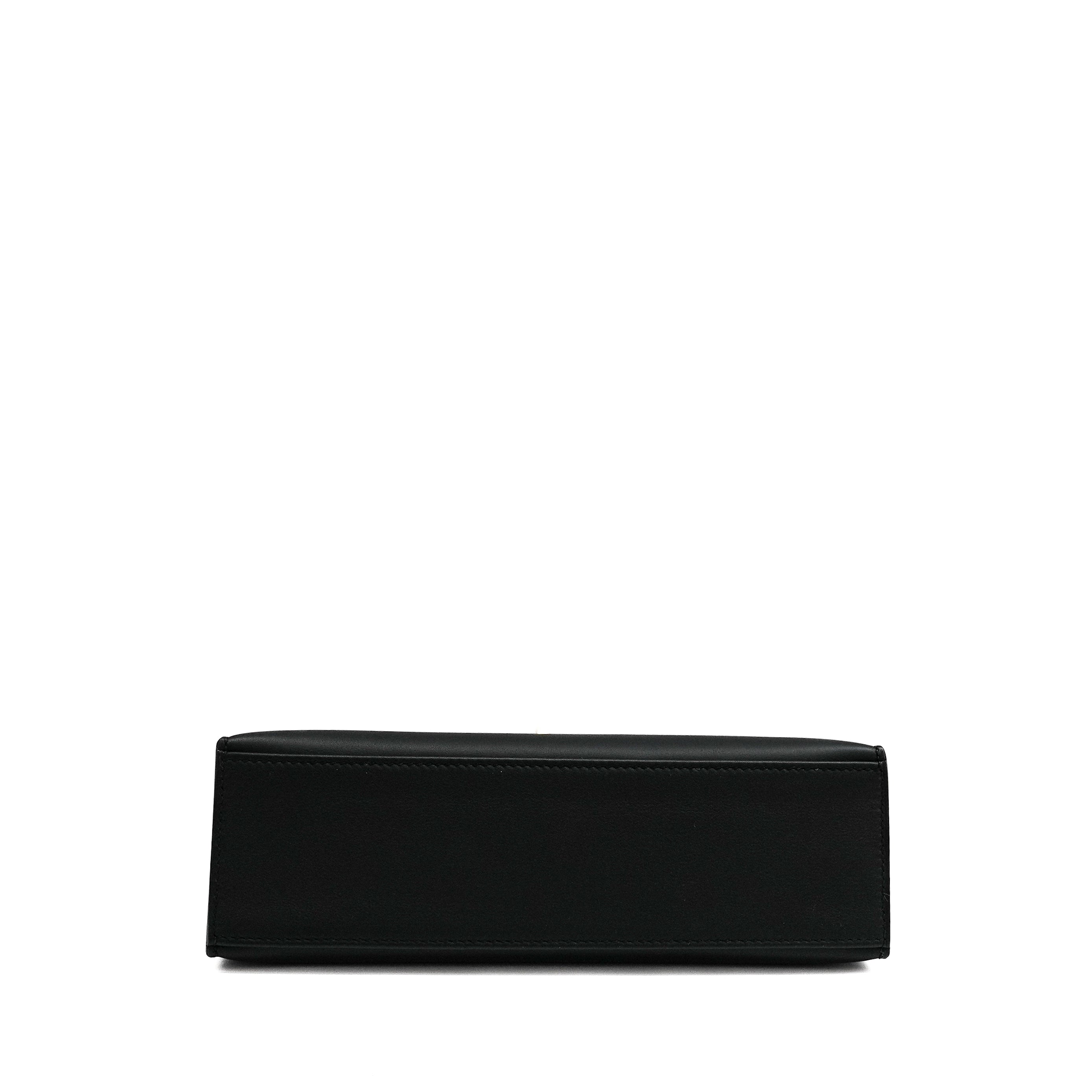 Hermès Kelly Pochette Swift Black STAMP W