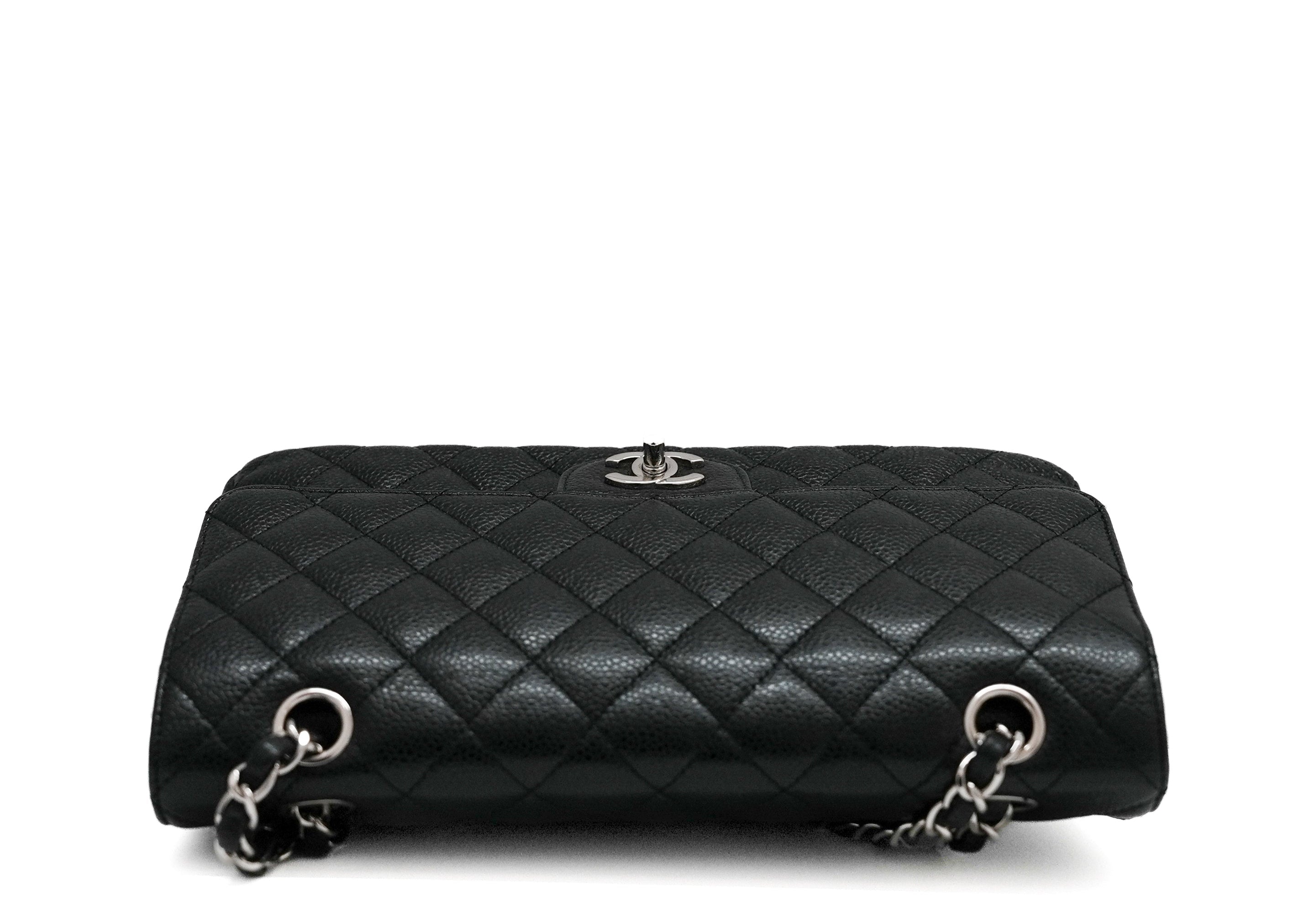 Chanel Medium Classic Double Flap Caviar Black