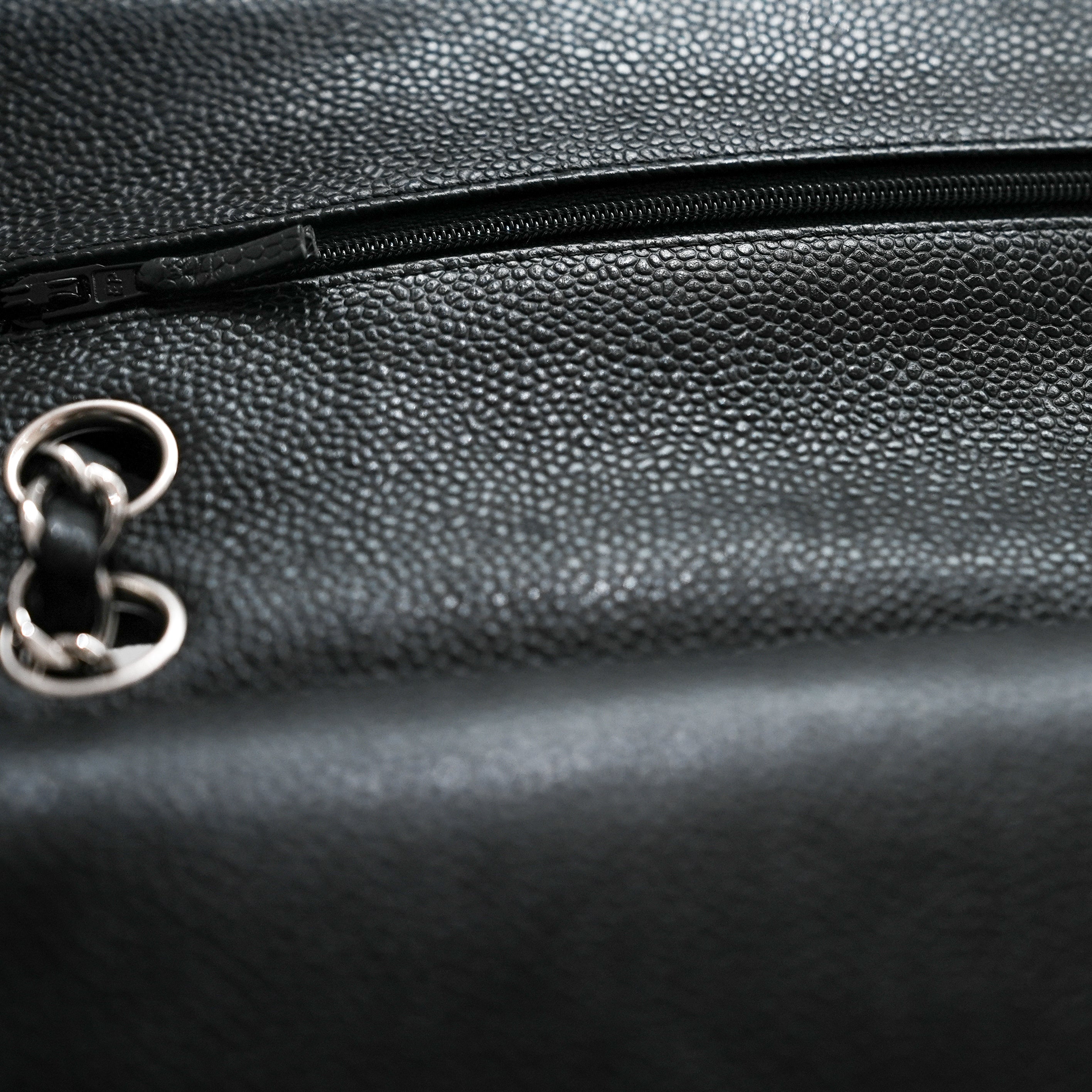 Chanel Medium Classic Double Flap Caviar Black