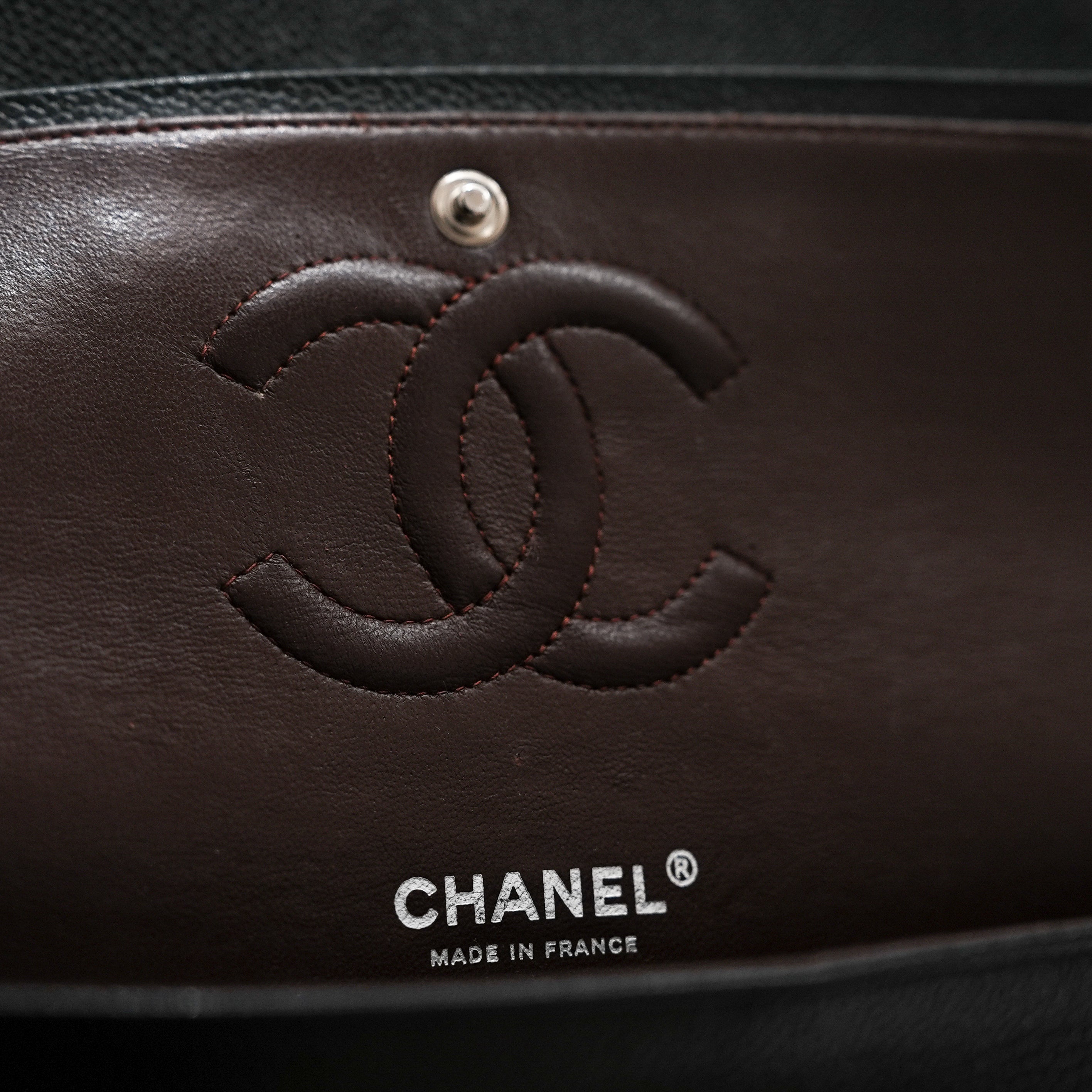 Chanel Medium Classic Double Flap Caviar Black