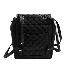 Chanel Lambskin Backpack Black