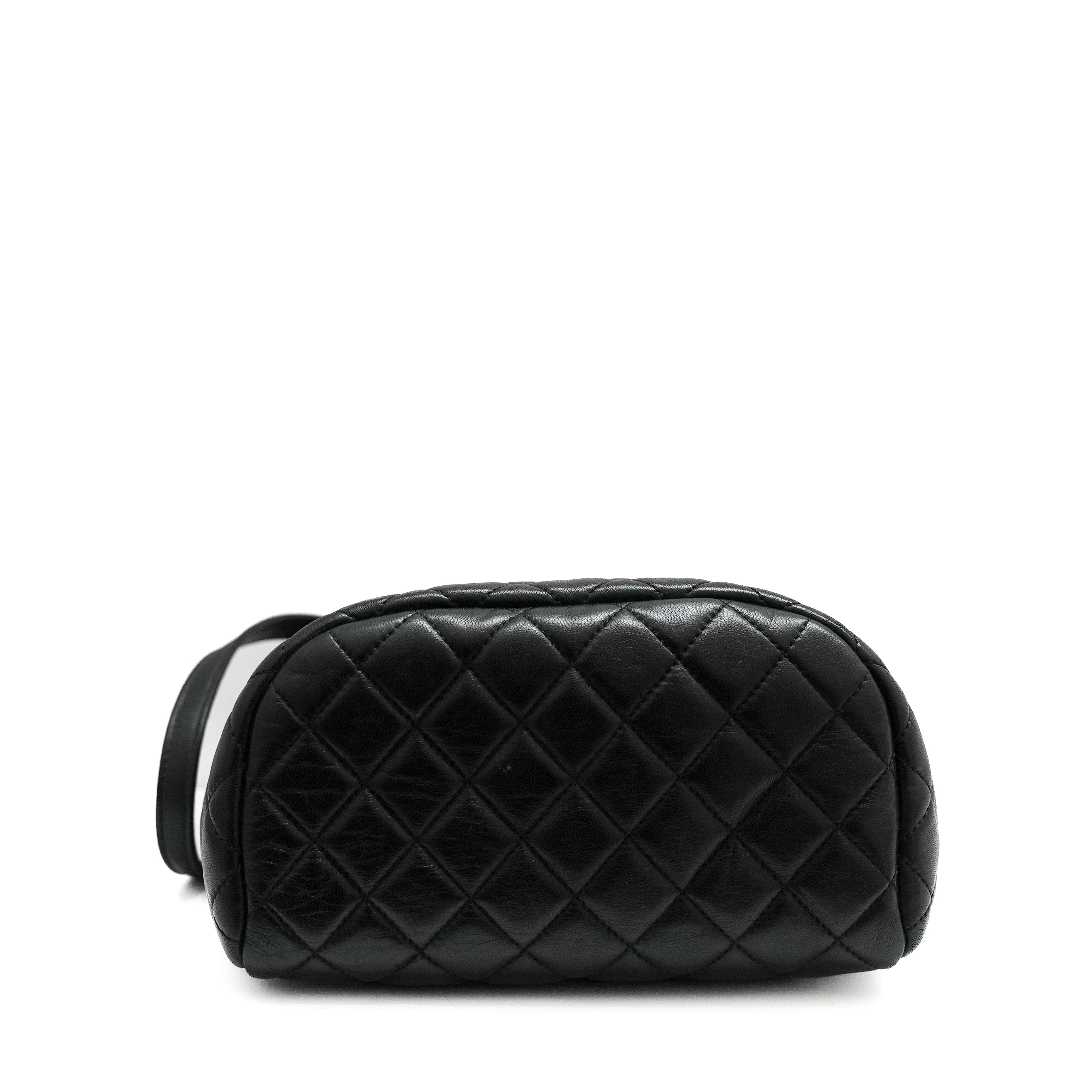 Chanel Lambskin Backpack Black