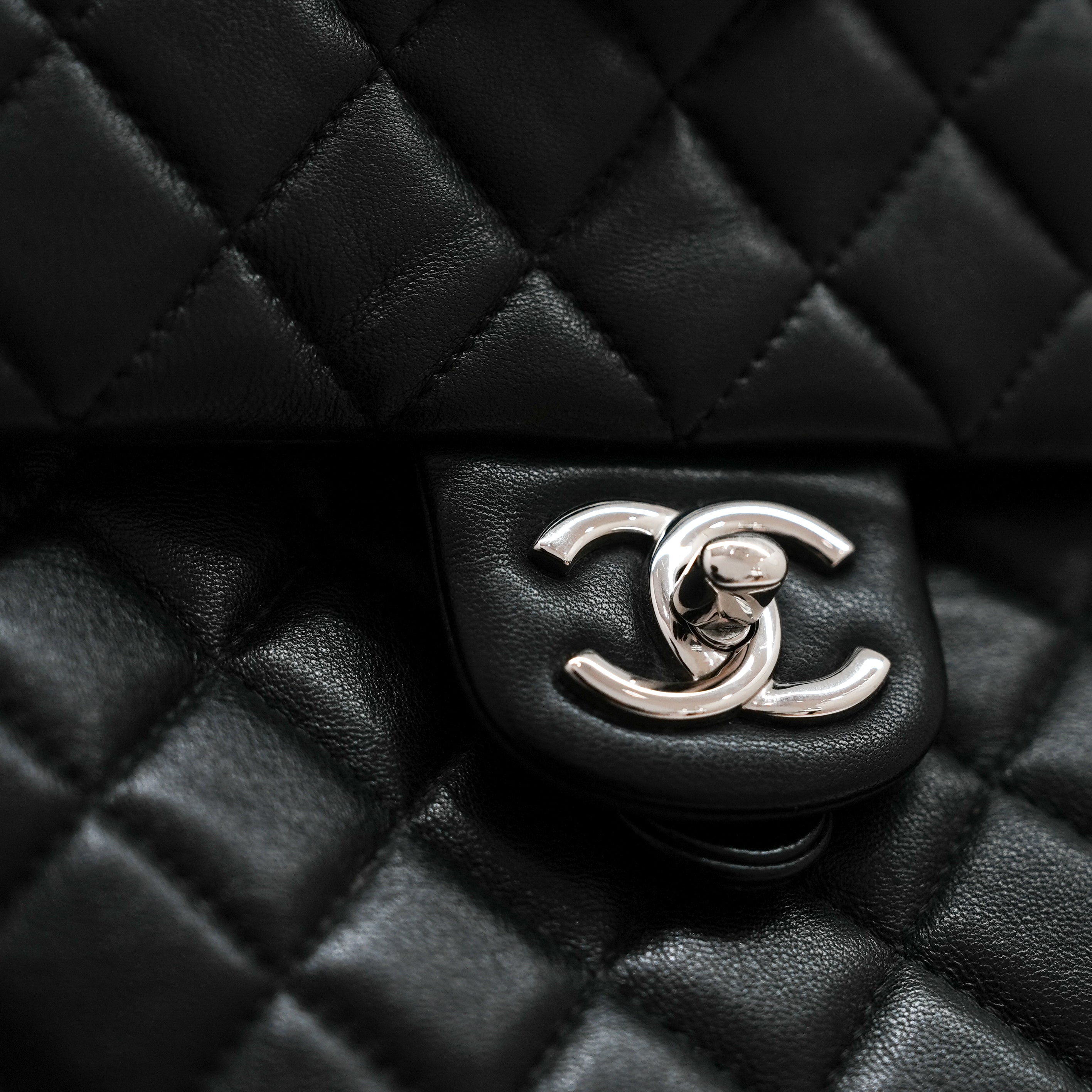 Chanel Lambskin Backpack Black