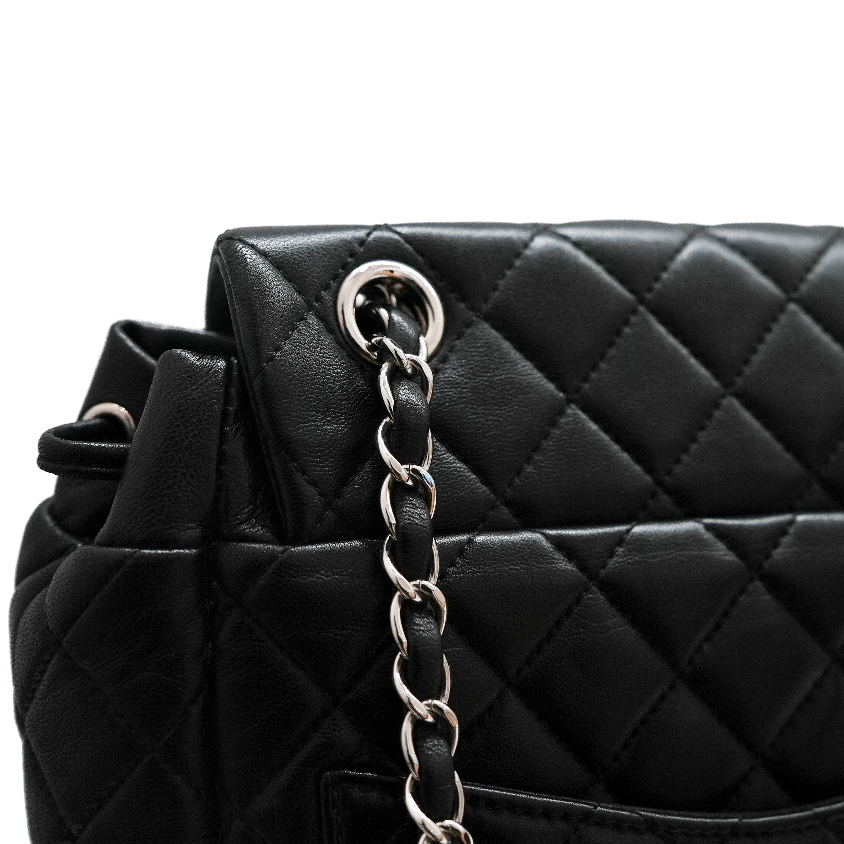 Chanel Lambskin Backpack Black