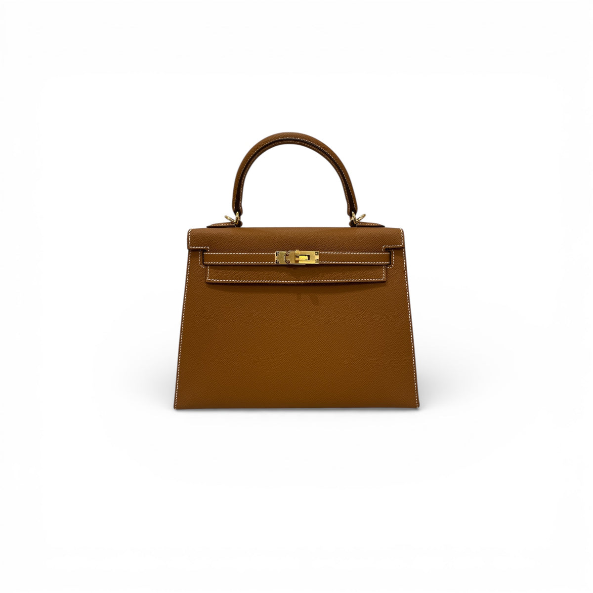 Hermes Kelly 25 Epsom Gold STAMP B