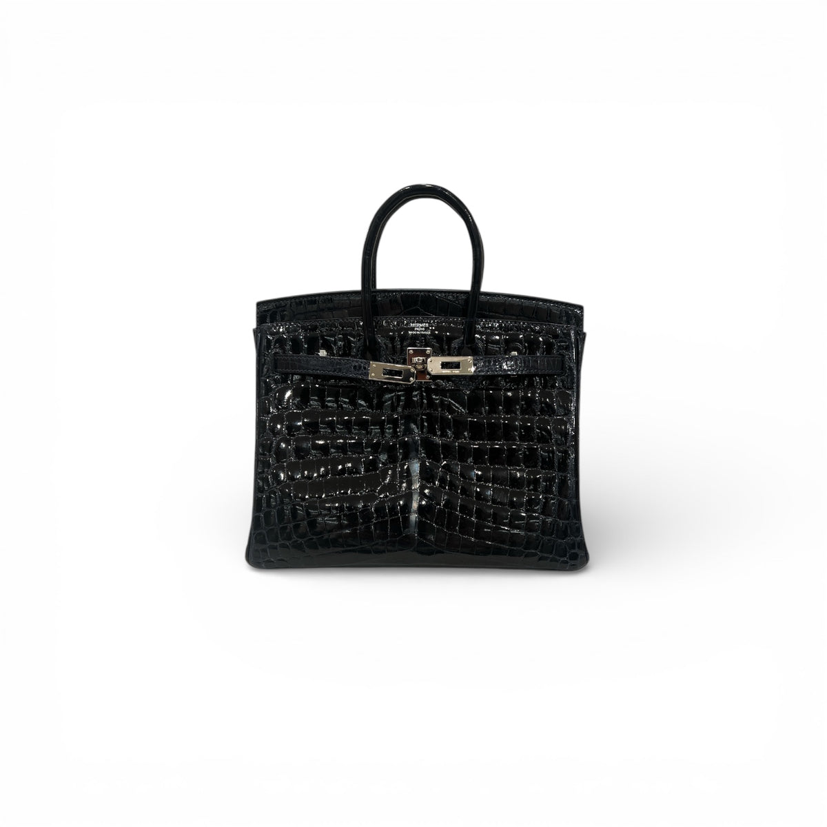 Hermes Birkin 25 Alligator Dark Bleu STAMP D