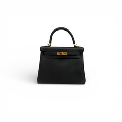 Hermes Kelly 25 Togo Black STAMP B