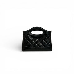 Chanel Nano 31 Bag Shiny Aged Calfskin Black (Microchip)
