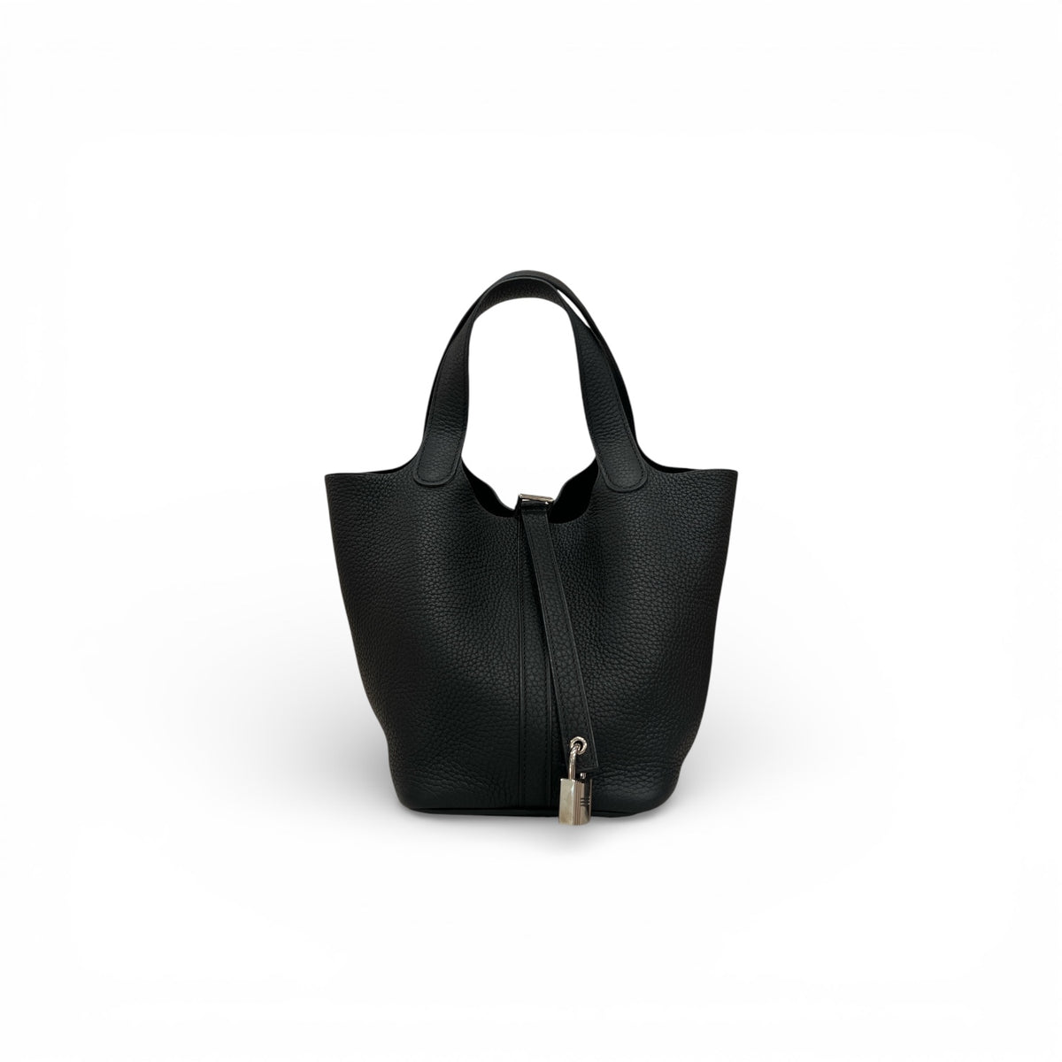 Hermes Picotin 18 Clemence Black STAMP Y
