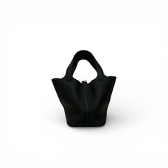 Hermes Picotin 18 Clemence Black STAMP Y