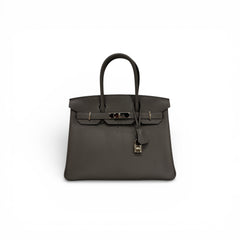Hermes Birkin 30 Togo Gris Etain STAMP Y