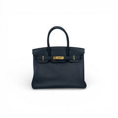 Hermes Birkin 30 Togo Bleu Nuit STAMP U