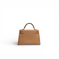 Hermes Mini Kelly II Chevre Mysore Quebracho STAMP Z