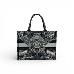 Dior Medium Dior Book Tote Around the World Blue